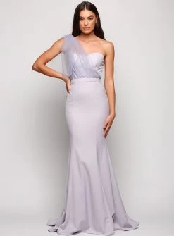 Marissa One Shoulder Tulle Dress -Fashion Dress Shop wrsr190 25