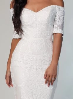 Galia Sequin Off Shoulder Gown - Made To Order -Fashion Dress Shop wrt19005 1 3e94d37b d184 46f6 8e45 4197d33fa071