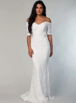 Galia Sequin Off Shoulder Gown -Fashion Dress Shop wrt19005 4