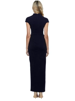 Xenia High Neck Gathered Maxi -Fashion Dress Shop xenia high neck maxi bariano 1