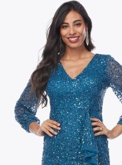 Bonnie Dress - Sapphire - Size 10 -Fashion Dress Shop z0199 zaleia dress